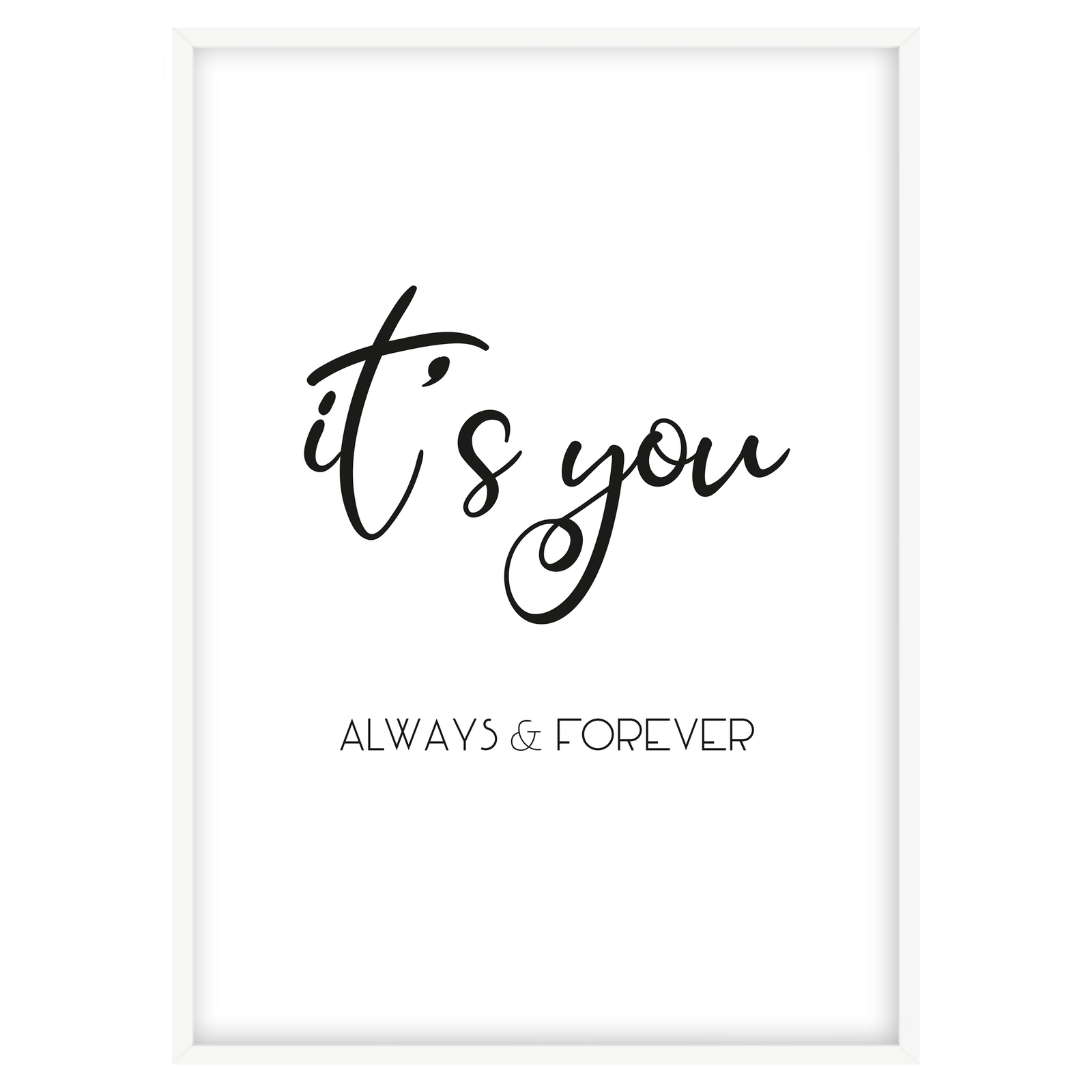 IT'S YOU - ALWAYS & FOREVER