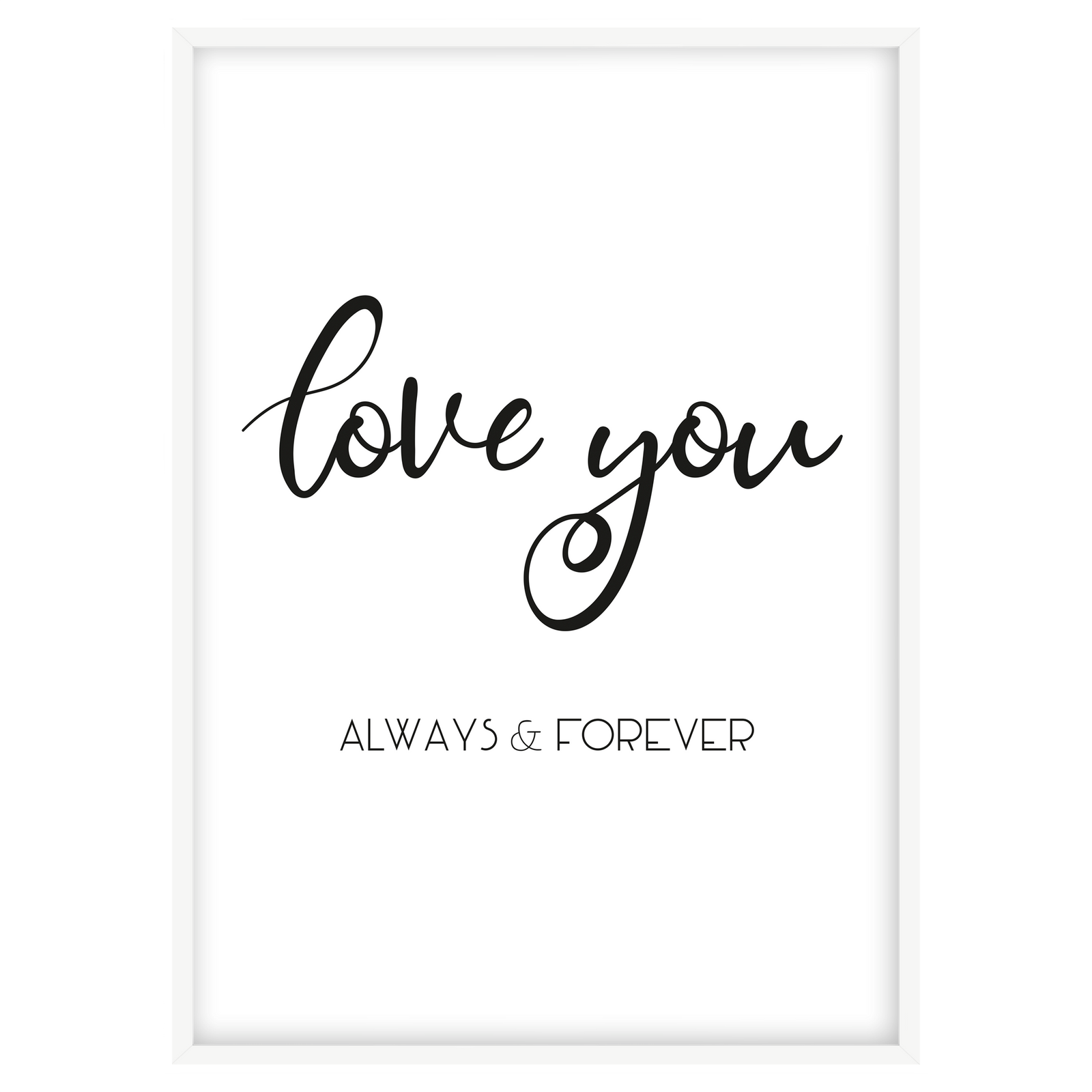 LOVE YOU - ALWAYS & FOREVER